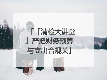 「清检大讲堂」严把财务预算与支出合规关