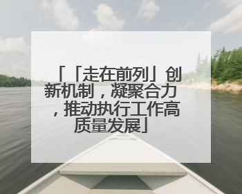 「走在前列」创新机制，凝聚合力，推动执行工作高质量发展