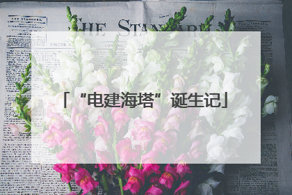 “电建海塔”诞生记