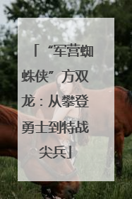 “军营蜘蛛侠”方双龙：从攀登勇士到特战尖兵