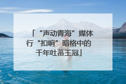 “声动青海”媒体行“扣响”暗格中的千年吐蕃王冠