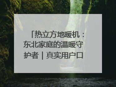 热立方地暖机：东北家庭的温暖守护者｜真实用户口碑大公开