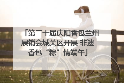 第二十届庆阳香包兰州展销会城关区开展 非遗香包“粽”情端午
