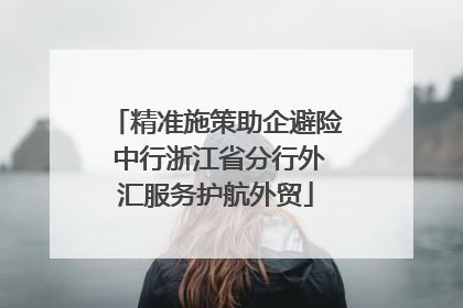 精准施策助企避险 中行浙江省分行外汇服务护航外贸