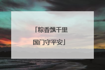 粽香飘千里 国门守平安