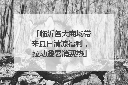临沂各大商场带来夏日清凉福利，拉动避暑消费热