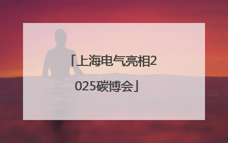 上海电气亮相2025碳博会