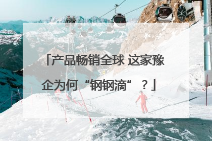 产品畅销全球 这家豫企为何“钢钢滴”？