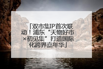 双市集IP首次联动！浦东“天物好市×初见集”打造国际化跨界嘉年华