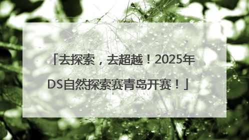 去探索，去超越！2025年DS自然探索赛青岛开赛！