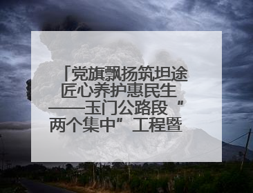 党旗飘扬筑坦途 匠心养护惠民生——玉门公路段“两个集中”工程暨示范桥创建项目圆满收官