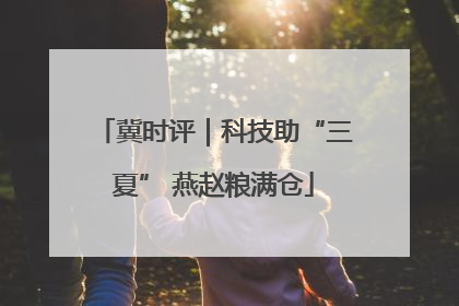 冀时评｜科技助“三夏” 燕赵粮满仓