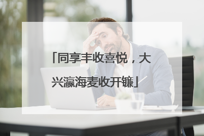 同享丰收喜悦，大兴瀛海麦收开镰