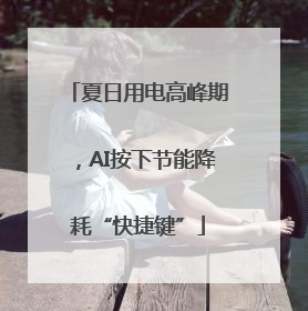 夏日用电高峰期，AI按下节能降耗“快捷键”