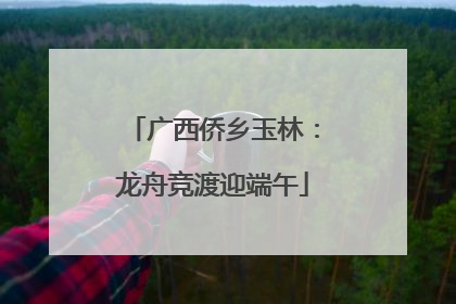 广西侨乡玉林：龙舟竞渡迎端午