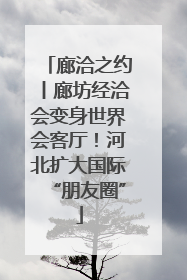 廊洽之约丨廊坊经洽会变身世界会客厅！河北扩大国际“朋友圈”