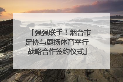 强强联手！烟台市足协与鹿扬体育举行战略合作签约仪式