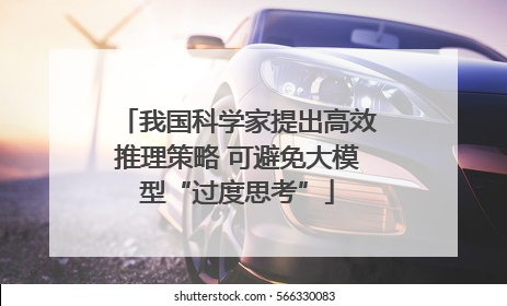 我国科学家提出高效推理策略 可避免大模型“过度思考”