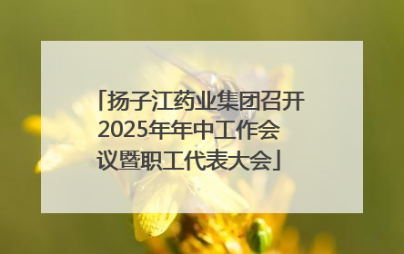 扬子江药业集团召开2025年年中工作会议暨职工代表大会