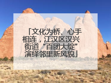 文化为桥、心手相连，江汉区汉兴街道“百团大绽”演绎邻里新风貌