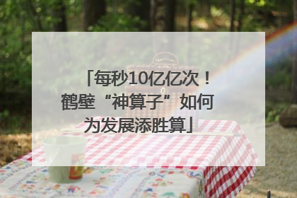 每秒10亿亿次！鹤壁“神算子”如何为发展添胜算