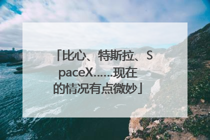 比心、特斯拉、SpaceX……现在的情况有点微妙