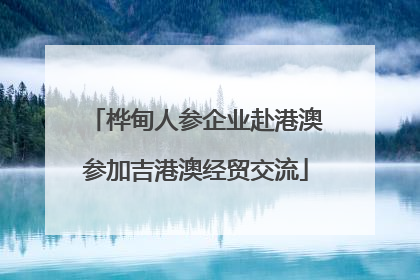 桦甸人参企业赴港澳参加吉港澳经贸交流