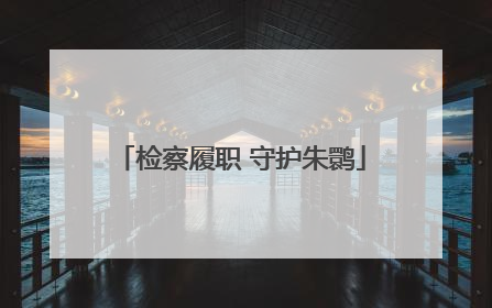 检察履职 守护朱鹮