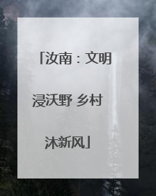 汝南：文明浸沃野 乡村沐新风