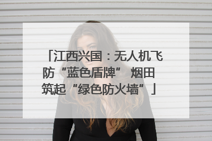 江西兴国：无人机飞防“蓝色盾牌” 烟田筑起“绿色防火墙”