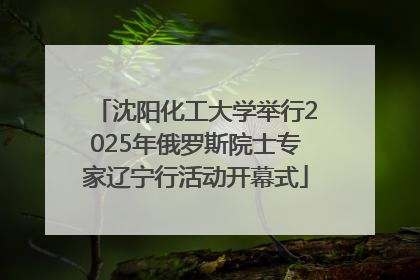 沈阳化工大学举行2025年俄罗斯院士专家辽宁行活动开幕式