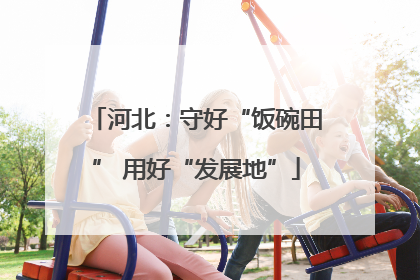河北：守好“饭碗田” 用好“发展地”