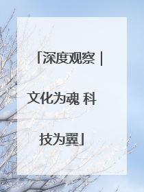 深度观察｜文化为魂 科技为翼