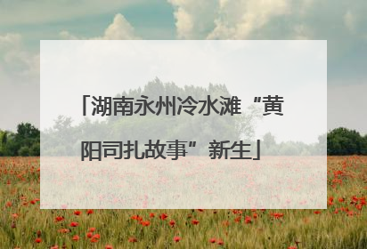 湖南永州冷水滩“黄阳司扎故事”新生