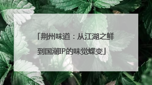 荆州味道：从江湖之鲜到国潮IP的味觉蝶变
