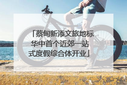 蔡甸新添文旅地标 华中首个近郊一站式度假综合体开业