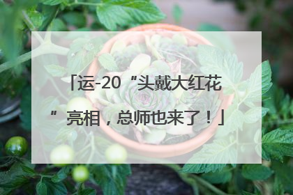 运-20“头戴大红花”亮相，总师也来了！