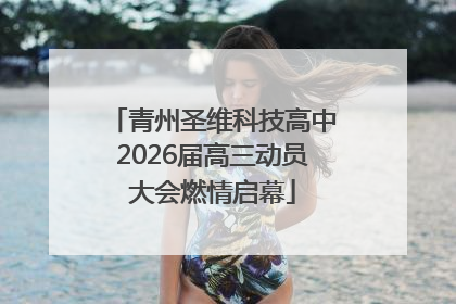 青州圣维科技高中2026届高三动员大会燃情启幕