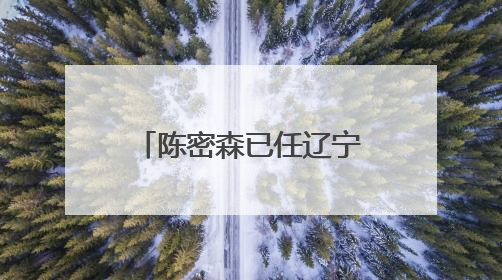 陈密森已任辽宁省公安厅副厅长