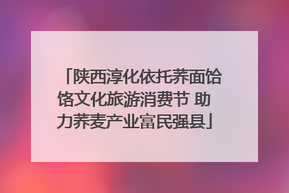 陕西淳化依托荞面饸饹文化旅游消费节 助力荞麦产业富民强县