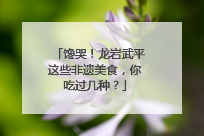 馋哭！龙岩武平这些非遗美食，你吃过几种？