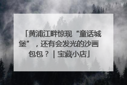 黄浦江畔惊现“童话城堡”，还有会发光的沙画包包？｜宝藏小店