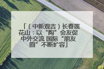 （中新观吉）长春莲花山：以“陶”会友促中外交流 国际“朋友圈”不断扩容