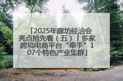 2025年廊坊经洽会亮点抢先看（五）丨多家跨境电商平台“牵手”107个特色产业集群