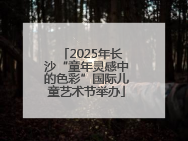 2025年长沙“童年灵感中的色彩”国际儿童艺术节举办