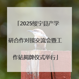 2025绥宁县产学研合作对接交流会暨工作站揭牌仪式举行