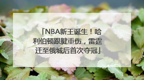 NBA新王诞生！哈利伯顿跟腱重伤，雷霆迁至俄城后首次夺冠